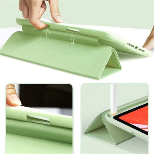 Versatile Case for iPad Pro 11", Air 4, & Mini – Smart Cover for 10.2", 9.7", 10.5" with Pencil Holder | Ultimate Protection & Style! - Image 4